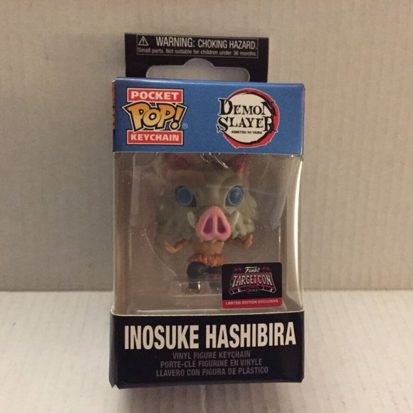 NEW Demon Slayer TargetCon Inosuke Hashibira Funko Pop Figure #1261 &  Pocket - Picture 10 of 14